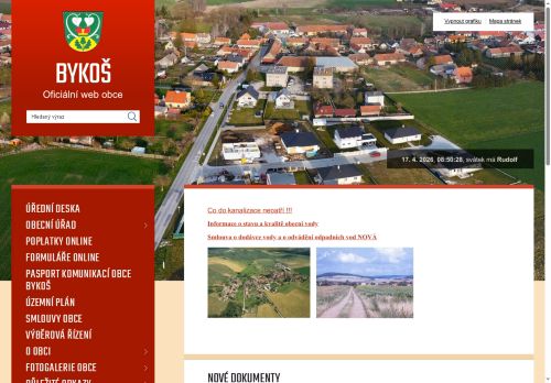Zobrazit webové stránky Obecní úřad Bykoš