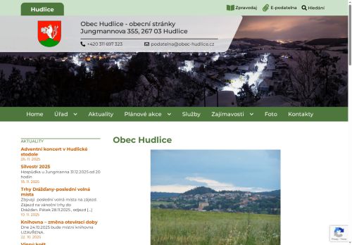Zobrazit webové stránky Obecní úřad Hudlice
