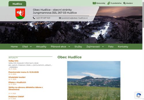 Zobrazit webové stránky Obecní úřad Hudlice