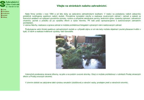 Zobrazit webové stránky Zahradnictví Libor Gottvald
