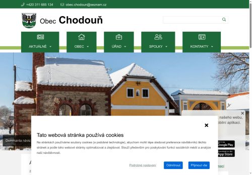 Zobrazit webové stránky Obecní úřad Chodouň