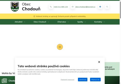 Zobrazit webové stránky Obecní úřad Chodouň
