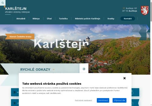 Zobrazit webové stránky Úřad městyse Karlštejn
