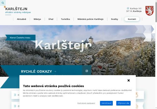 Zobrazit webové stránky Úřad městyse Karlštejn