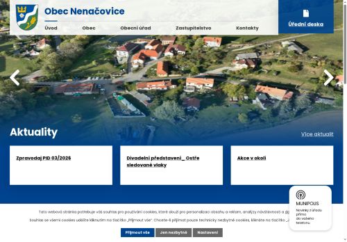 Zobrazit webové stránky Obecní úřad Nenačovice
