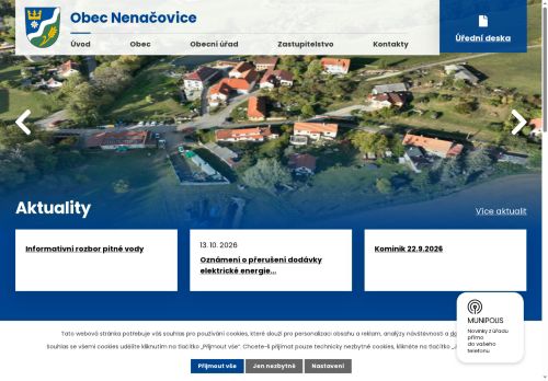 Zobrazit webové stránky Obecní úřad Nenačovice