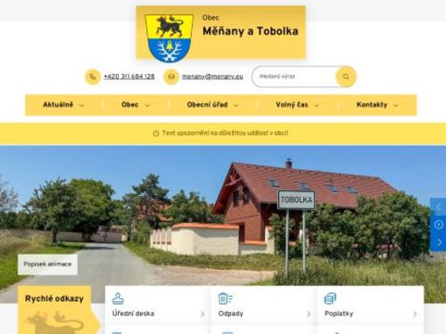 Obecní úřad Měňany