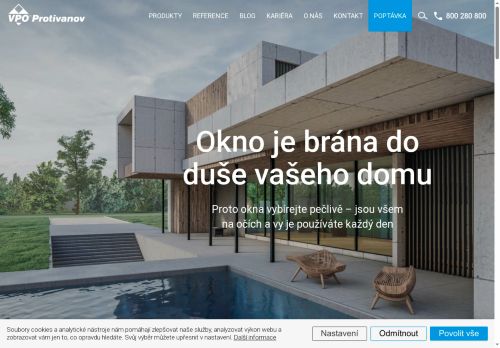 Zobrazit webové stránky VPO OKNA Blansko, s.r.o.