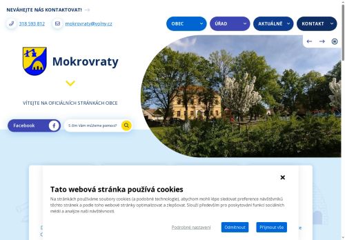 Zobrazit webové stránky Obecní úřad Mokrovraty