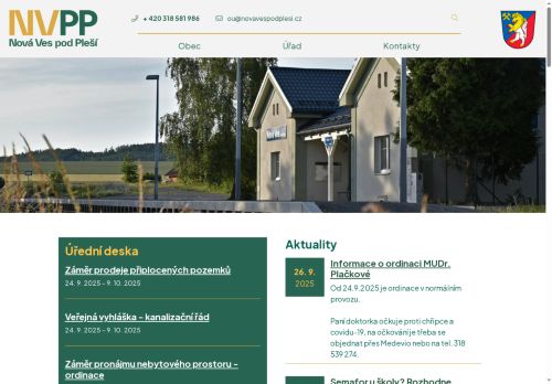 Zobrazit webové stránky Obecní úřad Nová Ves pod Pleší