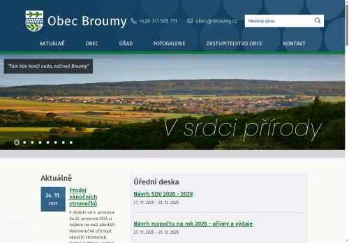 Zobrazit webové stránky Obecní úřad Broumy