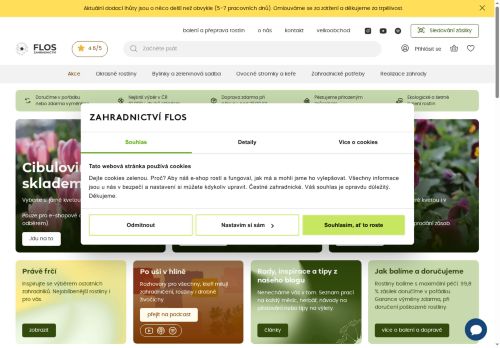 Zahradnictví flos, s.r.o. nabízí práci na pozici Zahradníci pro pěstování zahradních rostlin (m+ž) v obci Husinec