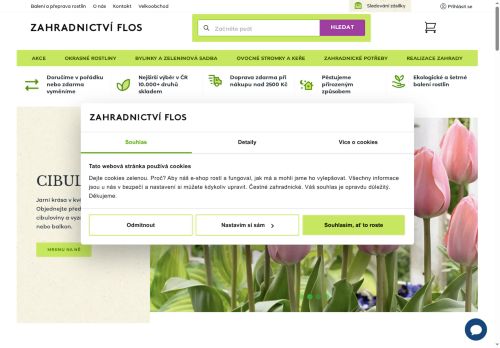 Zahradnictví flos, s.r.o. nabízí práci na pozici Pomocný pracovník v zahradnictví (m+ž) v obci Husinec