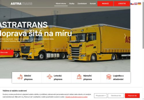 ASTRA TRANS s.r.o. nabízí práci na pozici Řidič/ka  VKD v obci Jirny