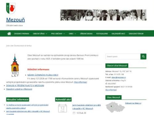 Obecní úřad Mezouň