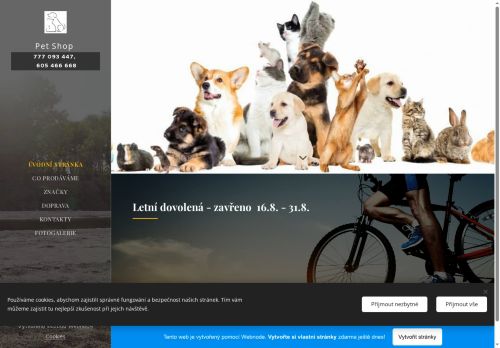 Zobrazit webové stránky PET Shop Černošice