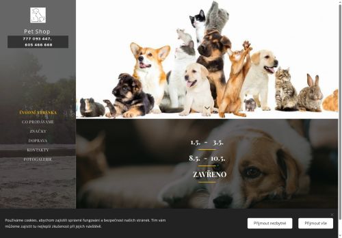 Zobrazit webové stránky PET Shop Černošice