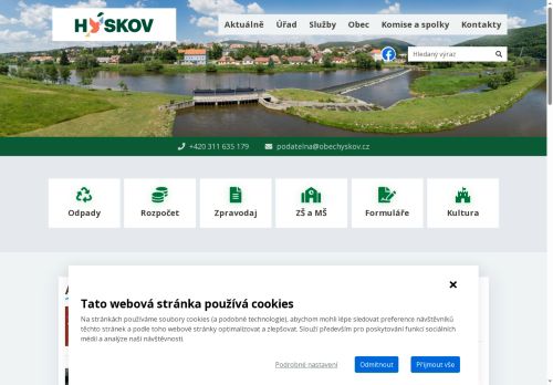 Zobrazit webové stránky Obecní úřad Hýskov