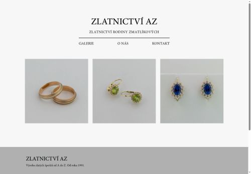 Zobrazit webové stránky Zlatnictví AZ
