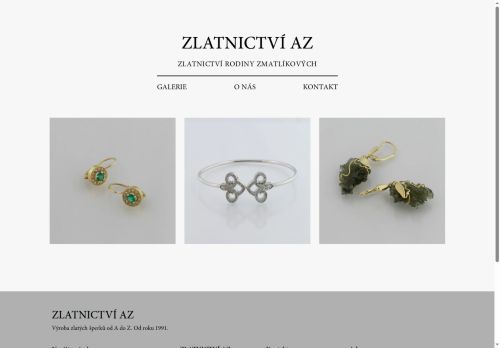 Zobrazit webové stránky Zlatnictví AZ