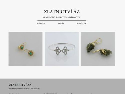 Zlatnictví - Alena Zmatlíková