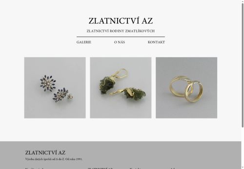 Zobrazit webové stránky Zlatnictví - Alena Zmatlíková
