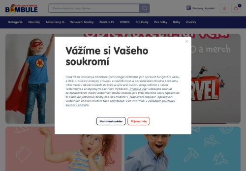 Zobrazit webové stránky Bambule - Království hraček