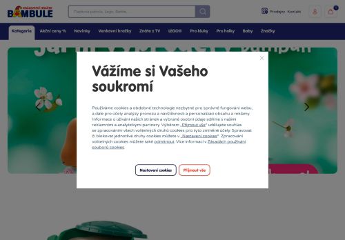 Zobrazit webové stránky Bambule - Království hraček