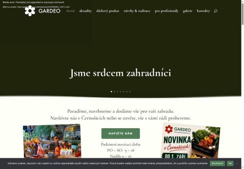 Zobrazit webové stránky Zahradnictví - GARDEO s.r.o.