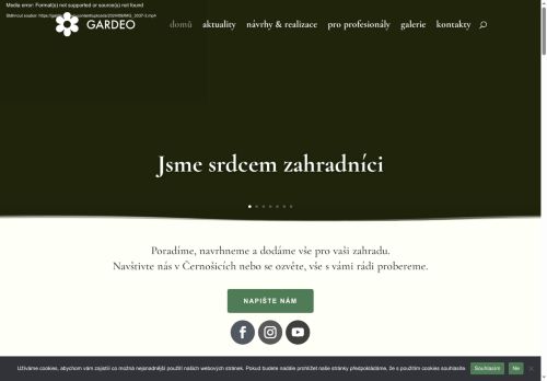 Zobrazit webové stránky Zahradnictví - GARDEO s.r.o.