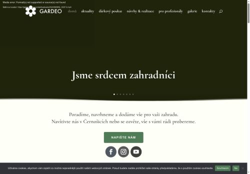 Zobrazit webové stránky Zahradnictví - GARDEO s.r.o.