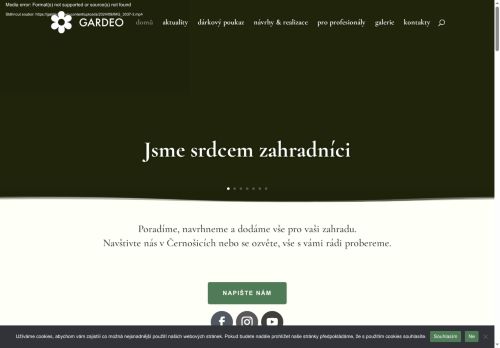Zobrazit webové stránky Zahradnictví - GARDEO s.r.o.