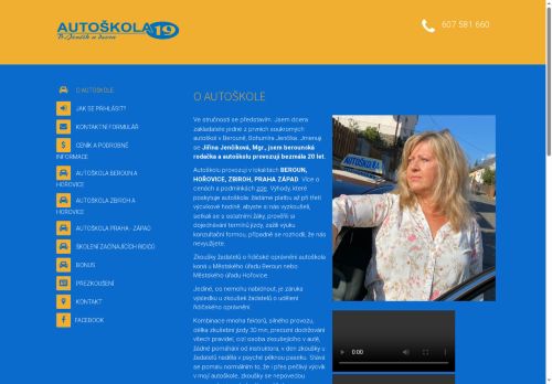 Zobrazit webové stránky Autoškola 19