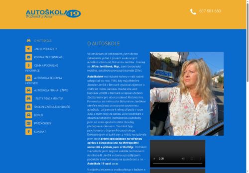 Zobrazit webové stránky Autoškola 19