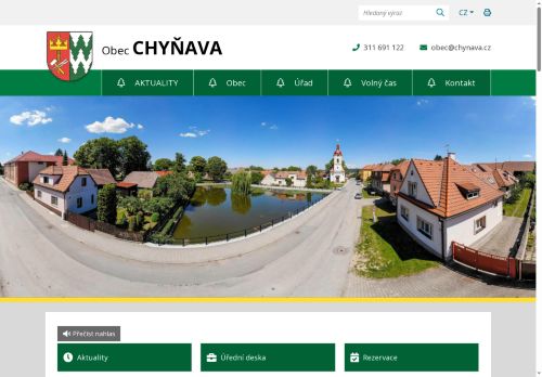 Zobrazit webové stránky Obecní úřad Chyňava