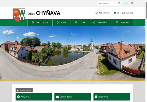 Zobrazit webové stránky Obecní úřad Chyňava