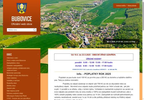 Zobrazit webové stránky Obecní úřad Bubovice