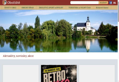 Zobrazit webové stránky Obecní úřad Obořiště
