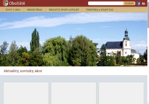 Zobrazit webové stránky Obecní úřad Obořiště