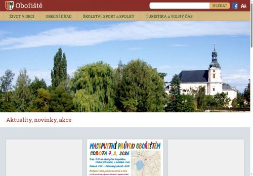Zobrazit webové stránky Obecní úřad Obořiště