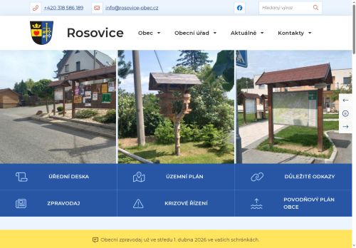 Zobrazit webové stránky Obecní úřad Rosovice