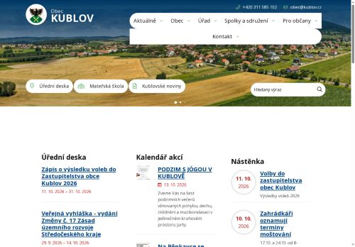 Zobrazit webové stránky Obecní úřad Kublov
