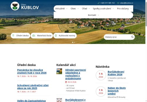 Zobrazit webové stránky Obecní úřad Kublov
