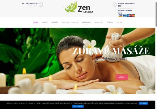 Zobrazit webové stránky Zen studio