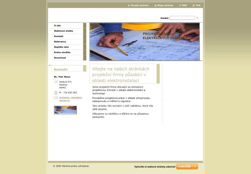 Zobrazit webové stránky Bc. Petr Mana