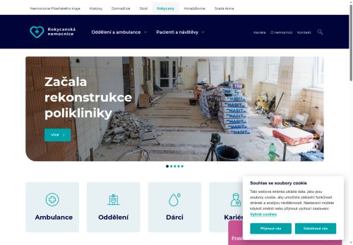 Rokycanská nemocnice, a.s. nabízí práci na pozici Instalatér (m/ž) v obci Rokycany