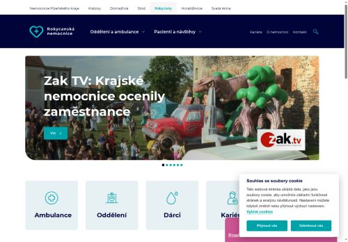 Rokycanská nemocnice, a.s. nabízí práci na pozici Instalatér (m/ž) v obci Rokycany