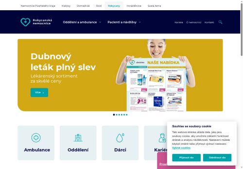 Rokycanská nemocnice, a.s. nabízí práci na pozici Instalatér v obci Rokycany