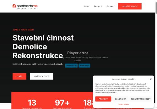 APARTMENTS STAVBY MB s.r.o. nabízí práci na pozici Dělníci v oblasti výstavby budov v obci Mladá Boleslav