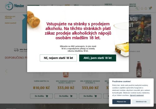 Webové stránky NENIVE s.r.o., Mladá Boleslav